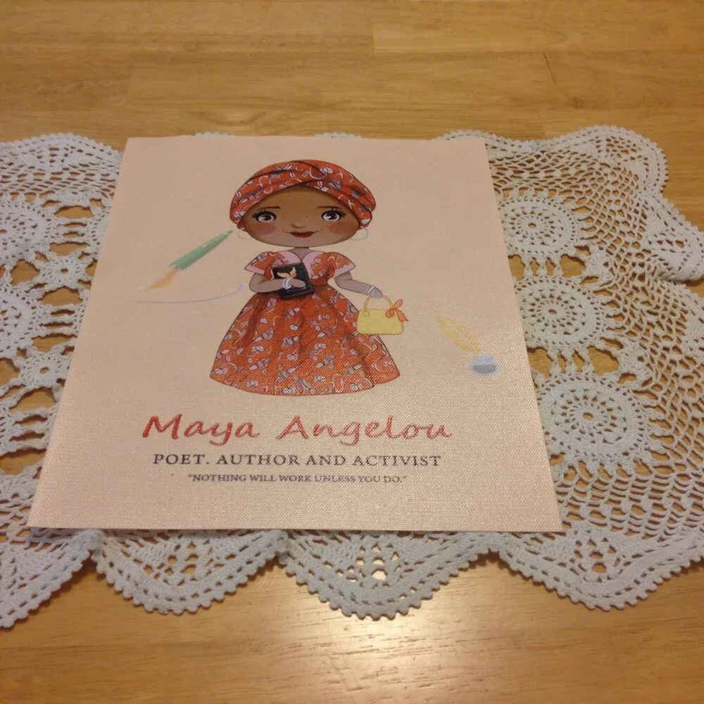Inspirational women art Flexible Fabric Prints